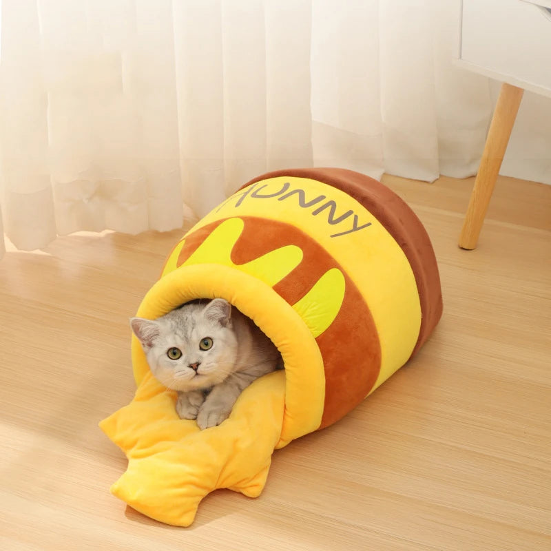Honey Jar Cat Nest