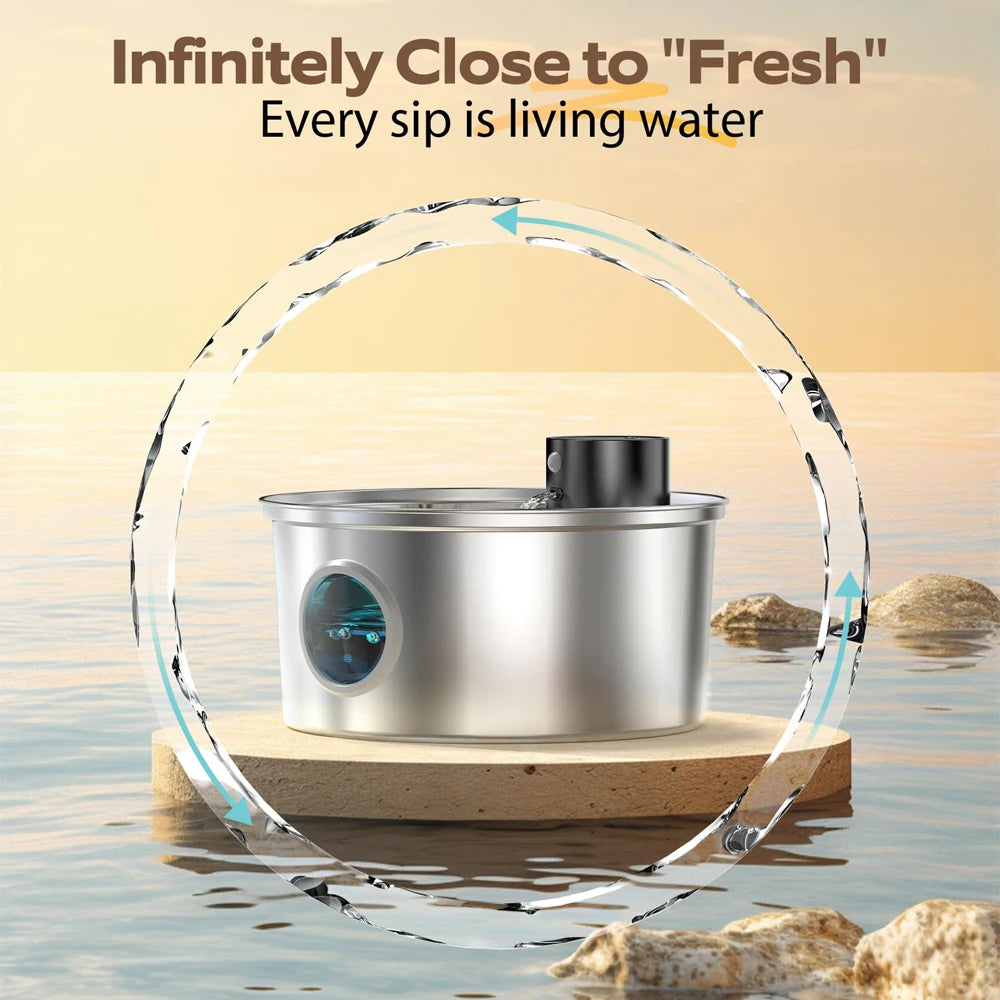 USB Pet Water Fountain with Sensor
